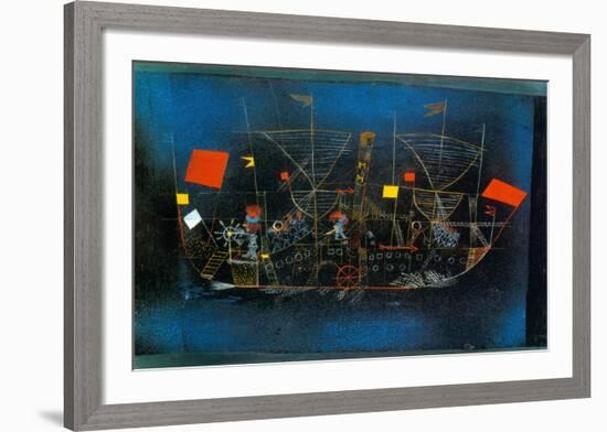 Abenteur - Schiff-Paul Klee-Framed Art Print