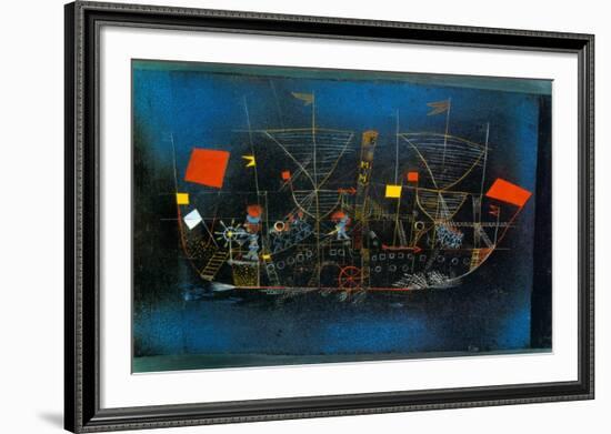Abenteur - Schiff-Paul Klee-Framed Art Print