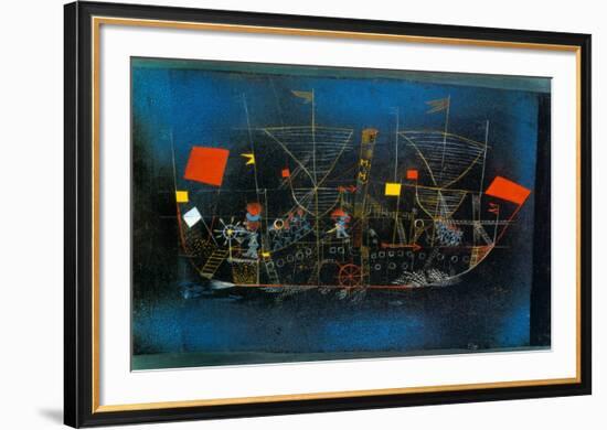 Abenteur - Schiff-Paul Klee-Framed Art Print