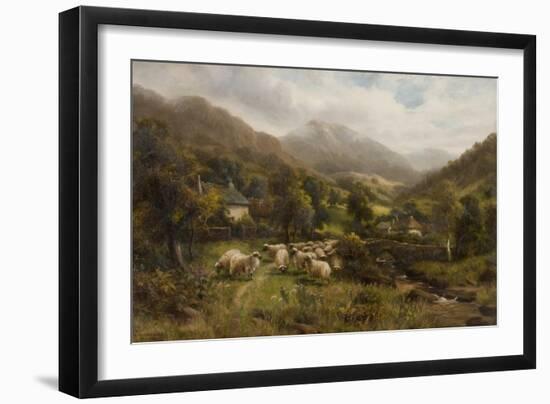 Aber, North Wales-William Langley-Framed Giclee Print