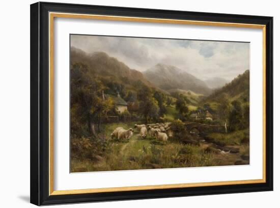 Aber, North Wales-William Langley-Framed Giclee Print