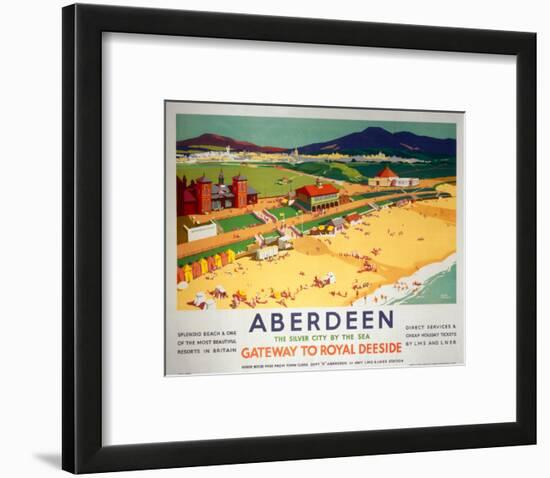 Aberdeen, By the Sea-null-Framed Art Print