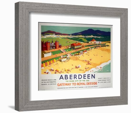 Aberdeen, By the Sea-null-Framed Art Print