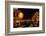 Aberdeen Floating Restaurant Harbour at Dusk, Hong Kong, China-Charles Bowman-Framed Photographic Print