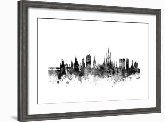 Aberdeen Scotland Skyline-Michael Tompsett-Framed Art Print