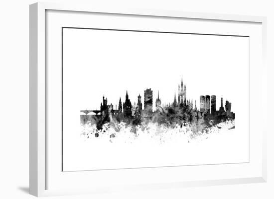 Aberdeen Scotland Skyline-Michael Tompsett-Framed Art Print