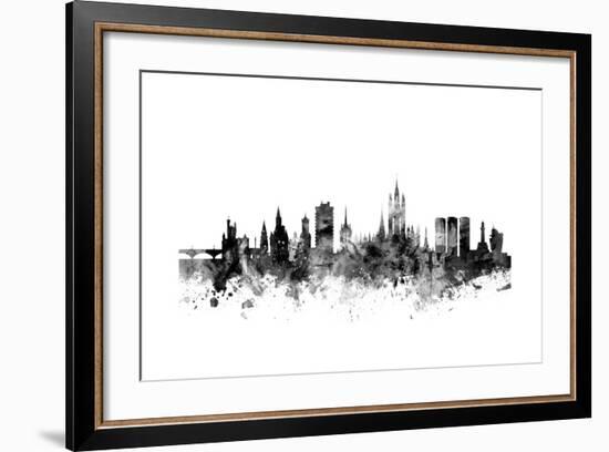 Aberdeen Scotland Skyline-Michael Tompsett-Framed Art Print