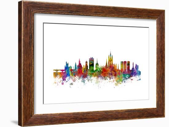 Aberdeen Scotland Skyline-Michael Tompsett-Framed Art Print