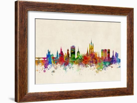 Aberdeen Scotland Skyline-Michael Tompsett-Framed Art Print