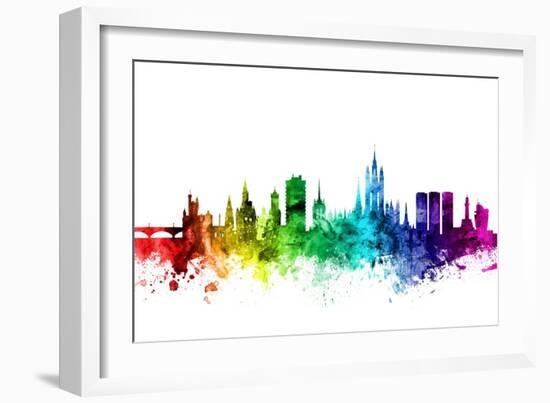 Aberdeen Scotland Skyline-Michael Tompsett-Framed Art Print