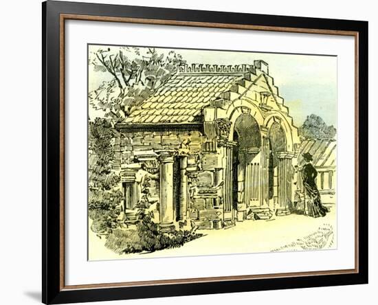 Aberdeen Summer House in Dee Street 1885 UK-null-Framed Giclee Print