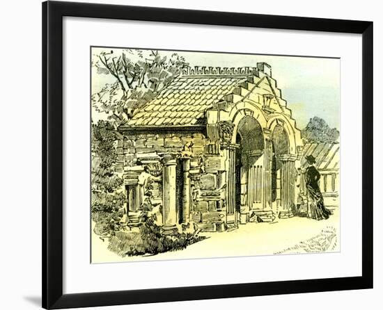 Aberdeen Summer House in Dee Street 1885 UK-null-Framed Giclee Print