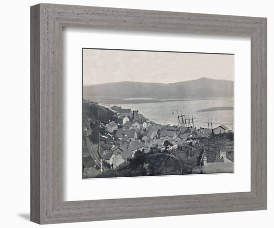 'Aberdovey - View of the Town and the Bay', 1895-Unknown-Framed Photographic Print