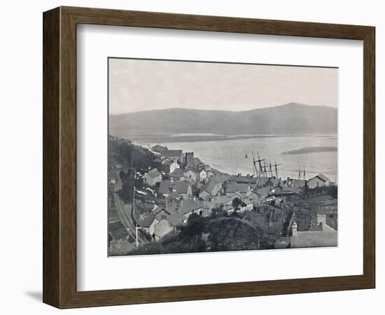 'Aberdovey - View of the Town and the Bay', 1895-Unknown-Framed Photographic Print