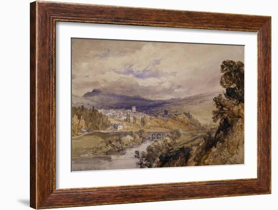 Abergavenny, 1848 (W/C on Paper)-William Callow-Framed Giclee Print