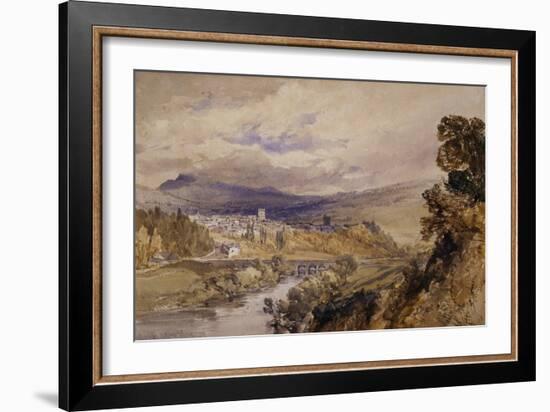 Abergavenny, 1848 (W/C on Paper)-William Callow-Framed Giclee Print