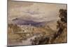 Abergavenny, 1848 (W/C on Paper)-William Callow-Mounted Giclee Print