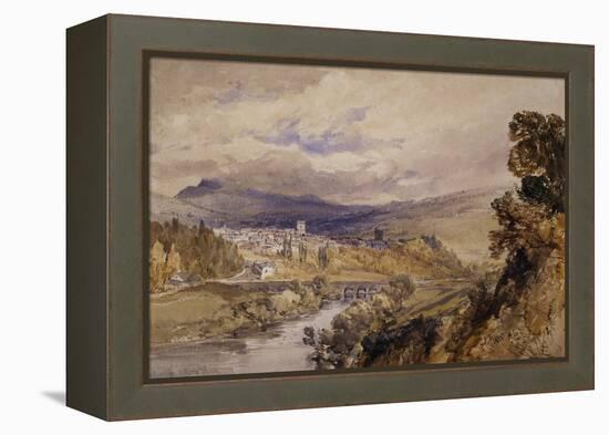 Abergavenny, 1848 (W/C on Paper)-William Callow-Framed Premier Image Canvas