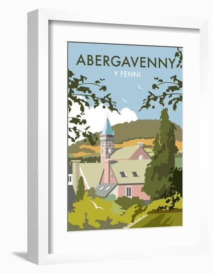 Abergavenny - Dave Thompson Contemporary Travel Print-Dave Thompson-Framed Art Print