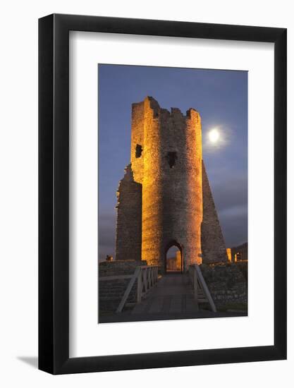 Aberystwyth Castle, Ceredigion, West Wales, United Kingdom, Europe-Billy Stock-Framed Photographic Print