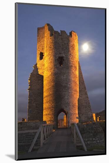 Aberystwyth Castle, Ceredigion, West Wales, United Kingdom, Europe-Billy Stock-Mounted Photographic Print