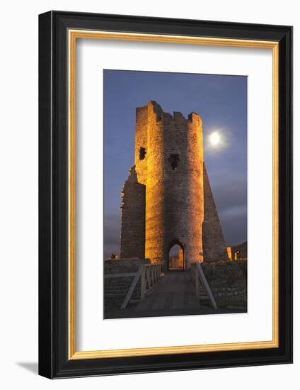 Aberystwyth Castle, Ceredigion, West Wales, United Kingdom, Europe-Billy Stock-Framed Photographic Print