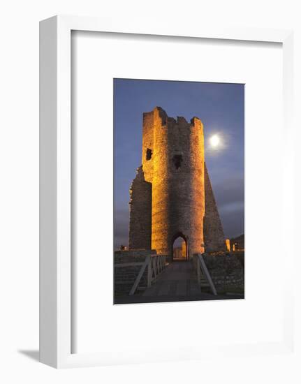 Aberystwyth Castle, Ceredigion, West Wales, United Kingdom, Europe-Billy Stock-Framed Photographic Print