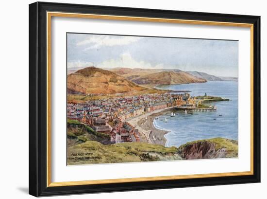 Aberystwyth from Constitution Hill-Alfred Robert Quinton-Framed Giclee Print