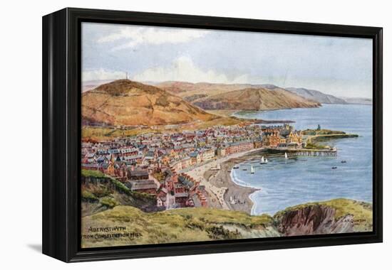 Aberystwyth from Constitution Hill-Alfred Robert Quinton-Framed Premier Image Canvas