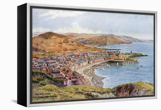 Aberystwyth from Constitution Hill-Alfred Robert Quinton-Framed Premier Image Canvas