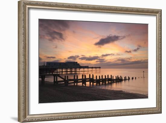 Aberystwyth Pier, Ceredigion, West Wales, United Kingdom, Europe-Billy Stock-Framed Photographic Print