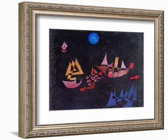 Abfahrt Der Schiffe, 1927-Paul Klee-Framed Giclee Print