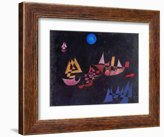 Abfahrt Der Schiffe, 1927-Paul Klee-Framed Giclee Print