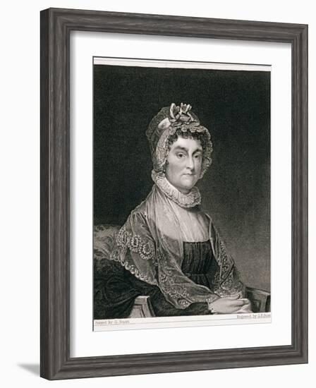 Abigail Adams-Gilbert Stuart-Framed Giclee Print