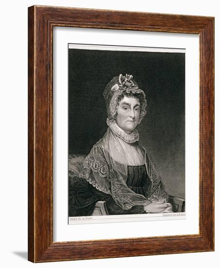 Abigail Adams-Gilbert Stuart-Framed Giclee Print