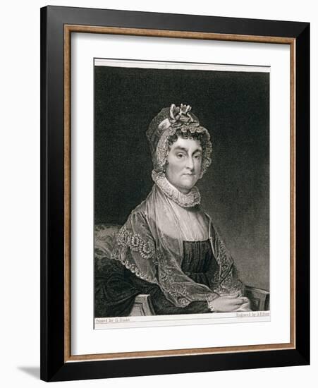 Abigail Adams-Gilbert Stuart-Framed Giclee Print