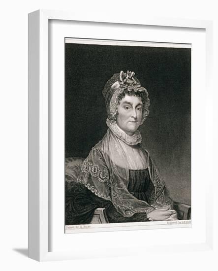 Abigail Adams-Gilbert Stuart-Framed Giclee Print