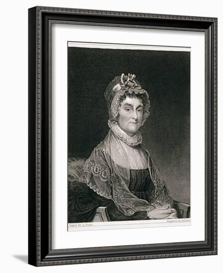 Abigail Adams-Gilbert Stuart-Framed Giclee Print