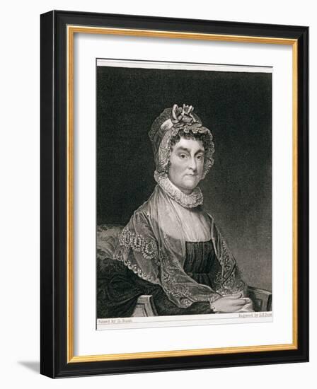 Abigail Adams-Gilbert Stuart-Framed Giclee Print