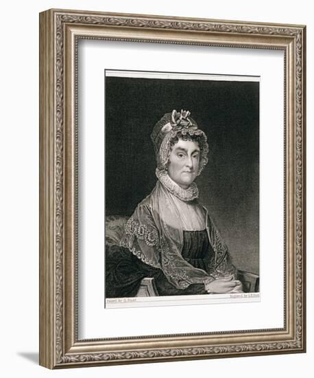 Abigail Adams-Gilbert Stuart-Framed Giclee Print