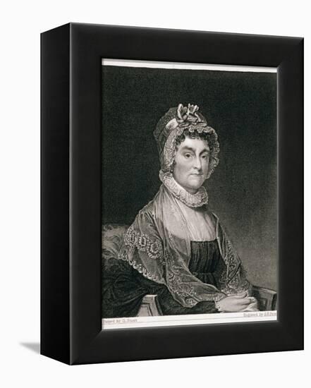 Abigail Adams-Gilbert Stuart-Framed Premier Image Canvas