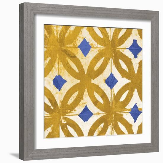 Abigail Geometric Yellow-Sophie 6-Framed Art Print