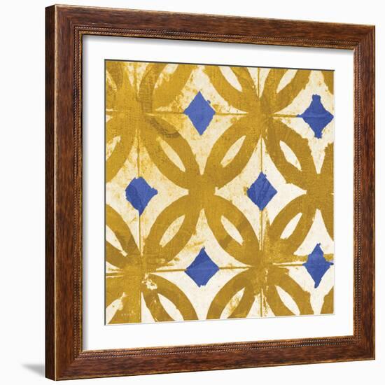 Abigail Geometric Yellow-Sophie 6-Framed Art Print