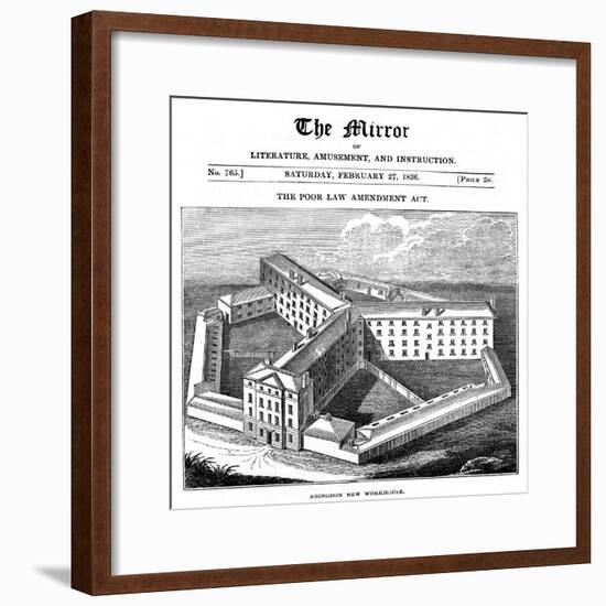 Abingdon Workhouse, Oxfordshire, Built for the Abingdon Union, 1836-null-Framed Giclee Print