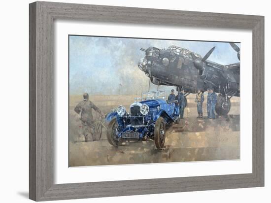 Able Mable and the Blue Lagonda-Peter Miller-Framed Giclee Print