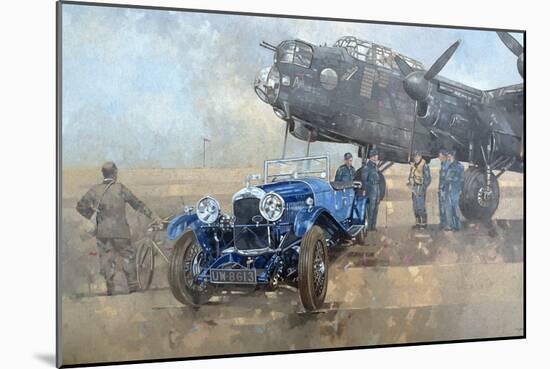 Able Mable and the Blue Lagonda-Peter Miller-Mounted Giclee Print