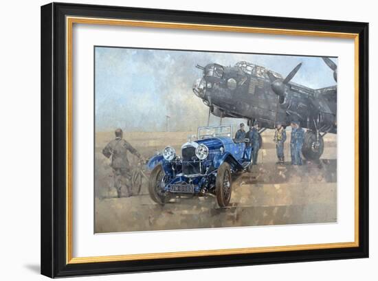 Able Mable and the Blue Lagonda-Peter Miller-Framed Giclee Print