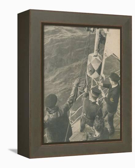 'Aboard a British Minesweeper', 1945-Unknown-Framed Premier Image Canvas