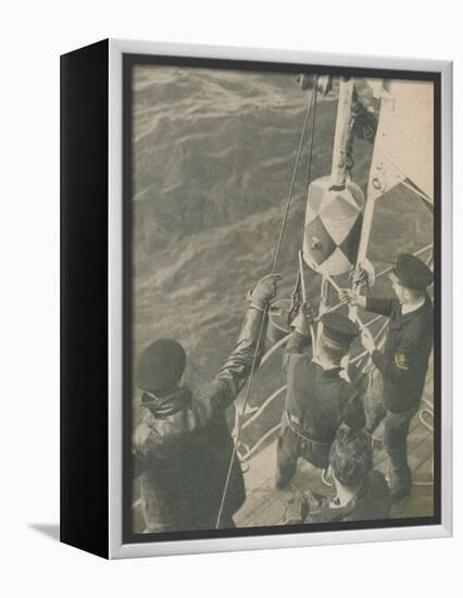 'Aboard a British Minesweeper', 1945-Unknown-Framed Premier Image Canvas