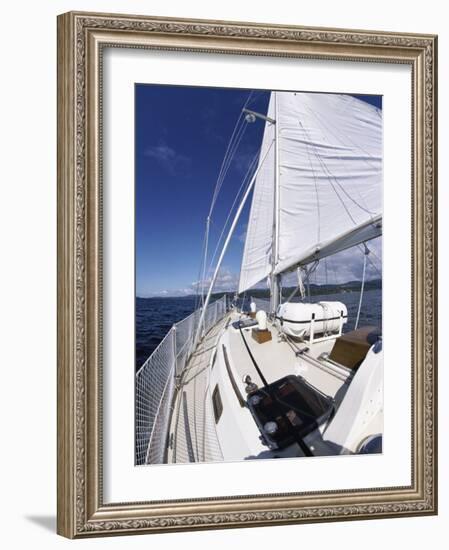 Aboard a Sailboat-null-Framed Photographic Print